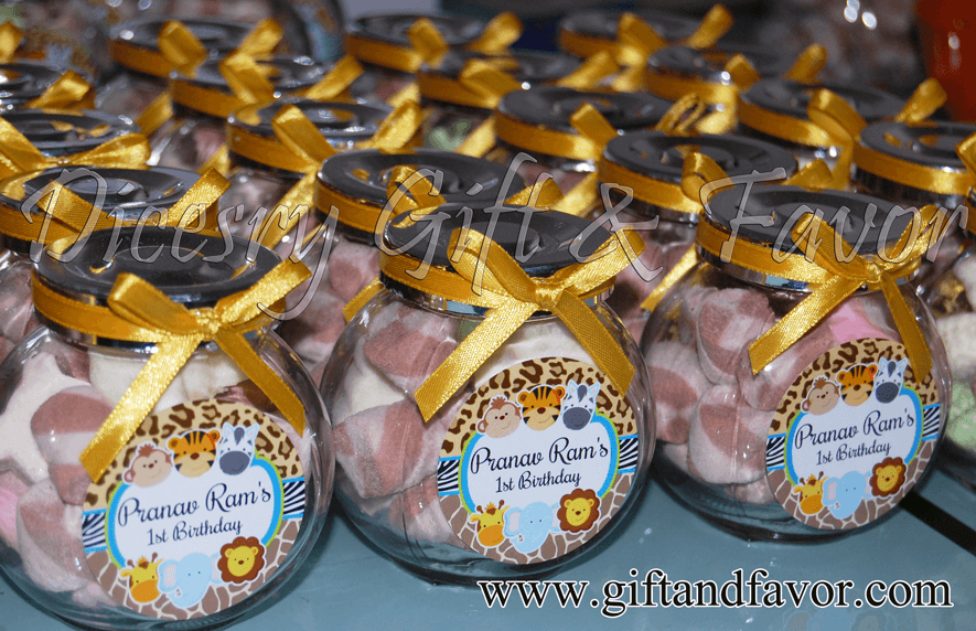 Personalized Marshmallow Jars