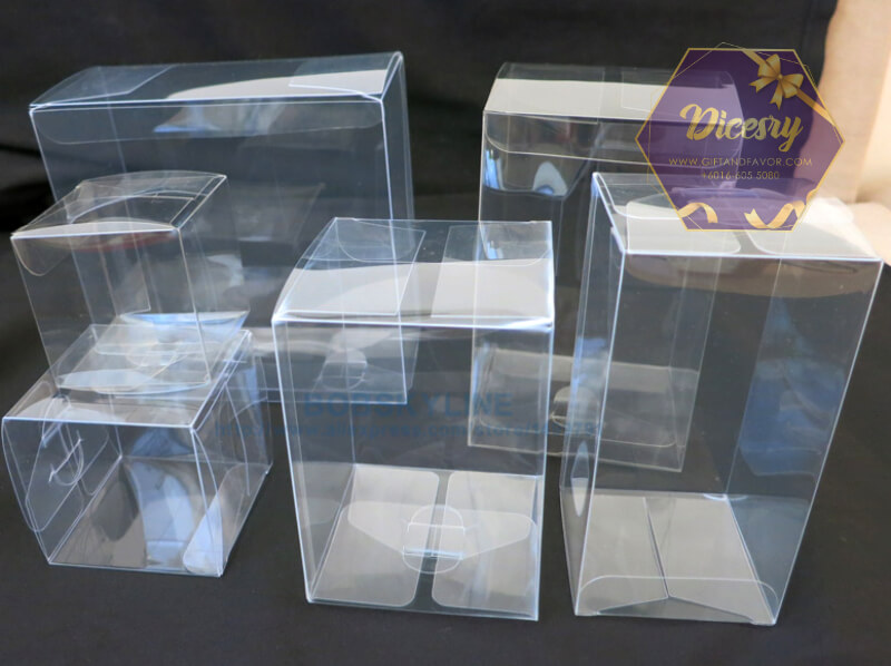 Wholesale Transparent Plastic PVC Box Gift Packaging 