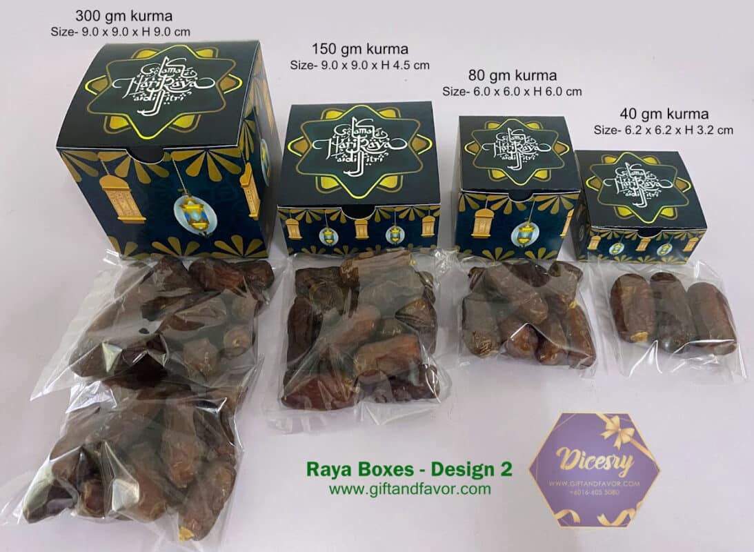 Kurma In Raya Boxes Dicesry T And Favor Malaysia