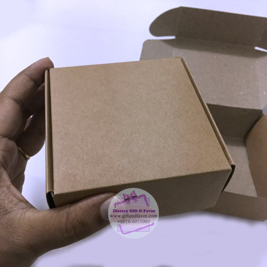 Brown Kraft Box – Dicesry Gift and Favor Malaysia