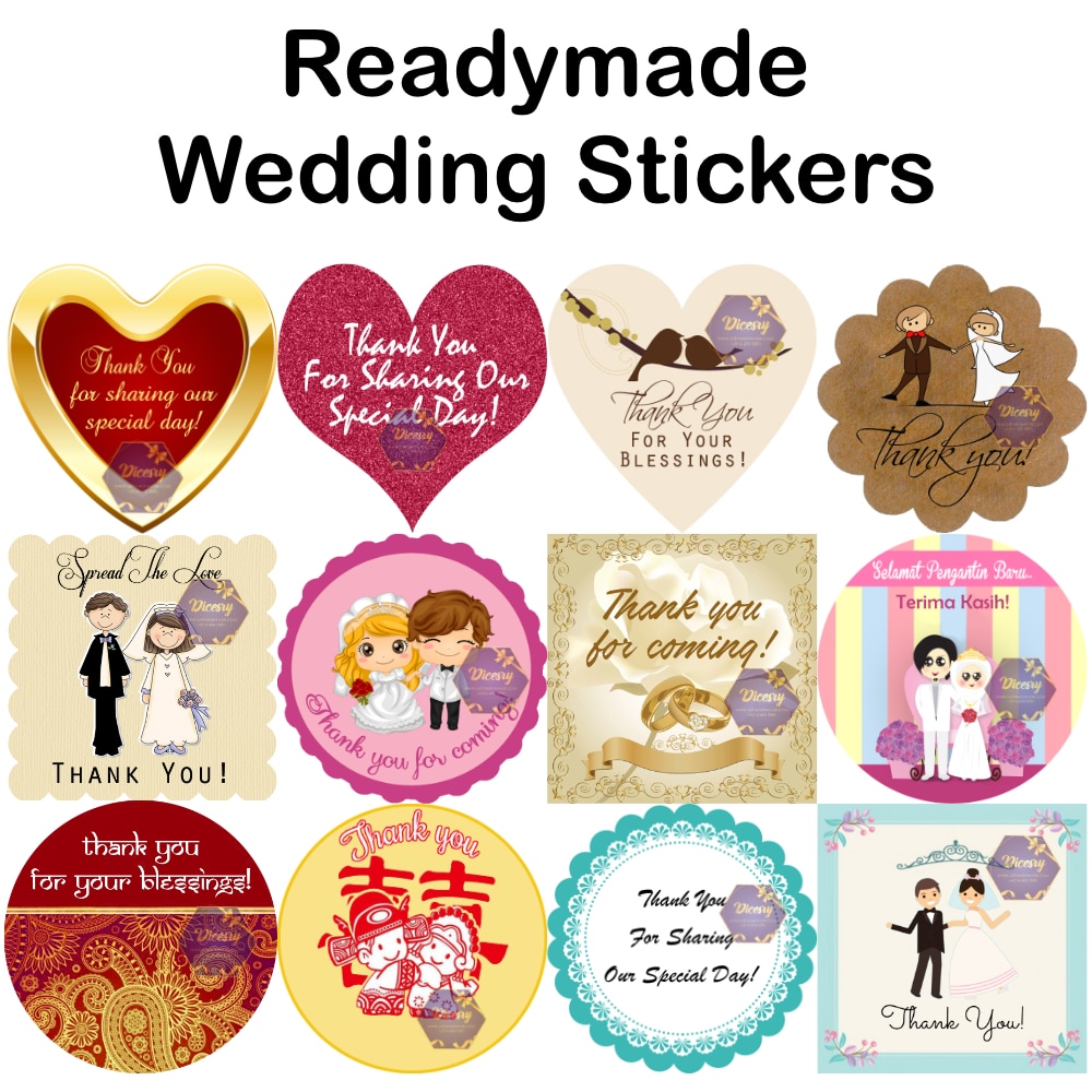 Personalized Wedding Stickers / Labels For Wedding Favour / Gift / Envelope  Seal | eBay