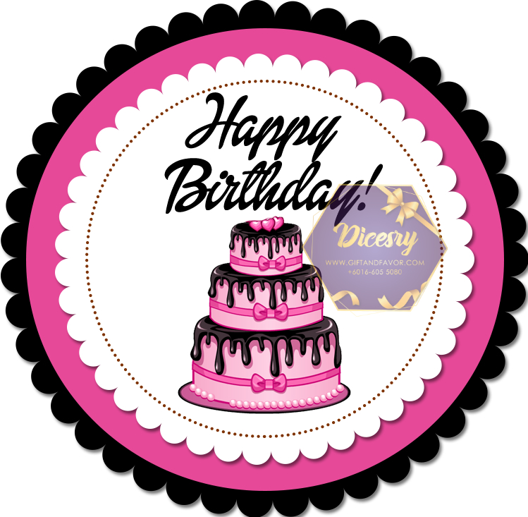 Readymade Stickers – Birthday – Dicesry Gift and Favor Malaysia