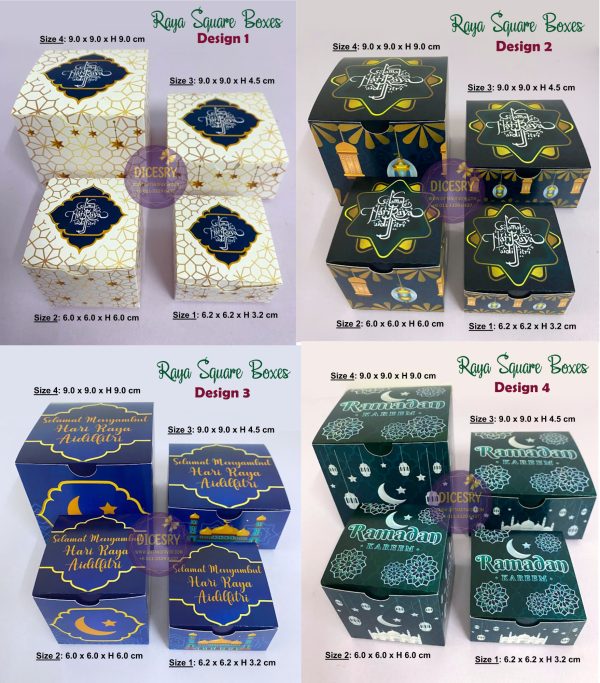 Hari Raya Boxes (Malay Festival Theme)