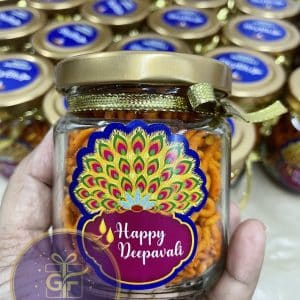 Indian Snacks – Glass Jar Packing